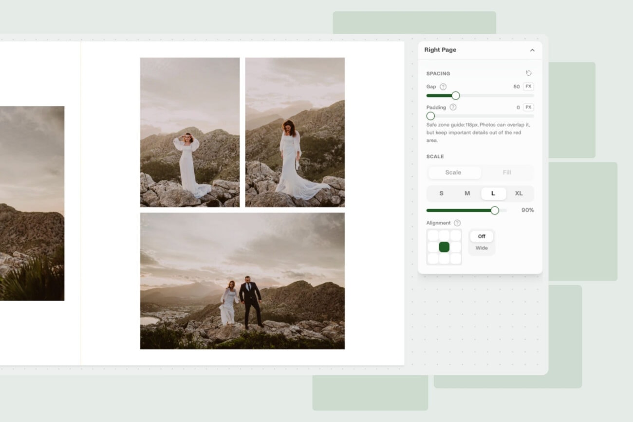modern way to design photo albums
