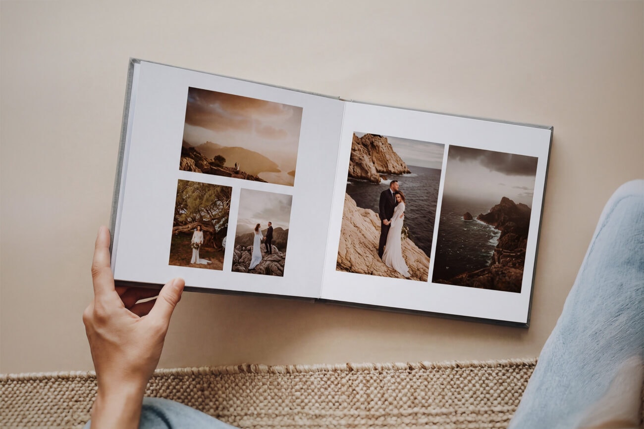 How many photos should be in a wedding album?