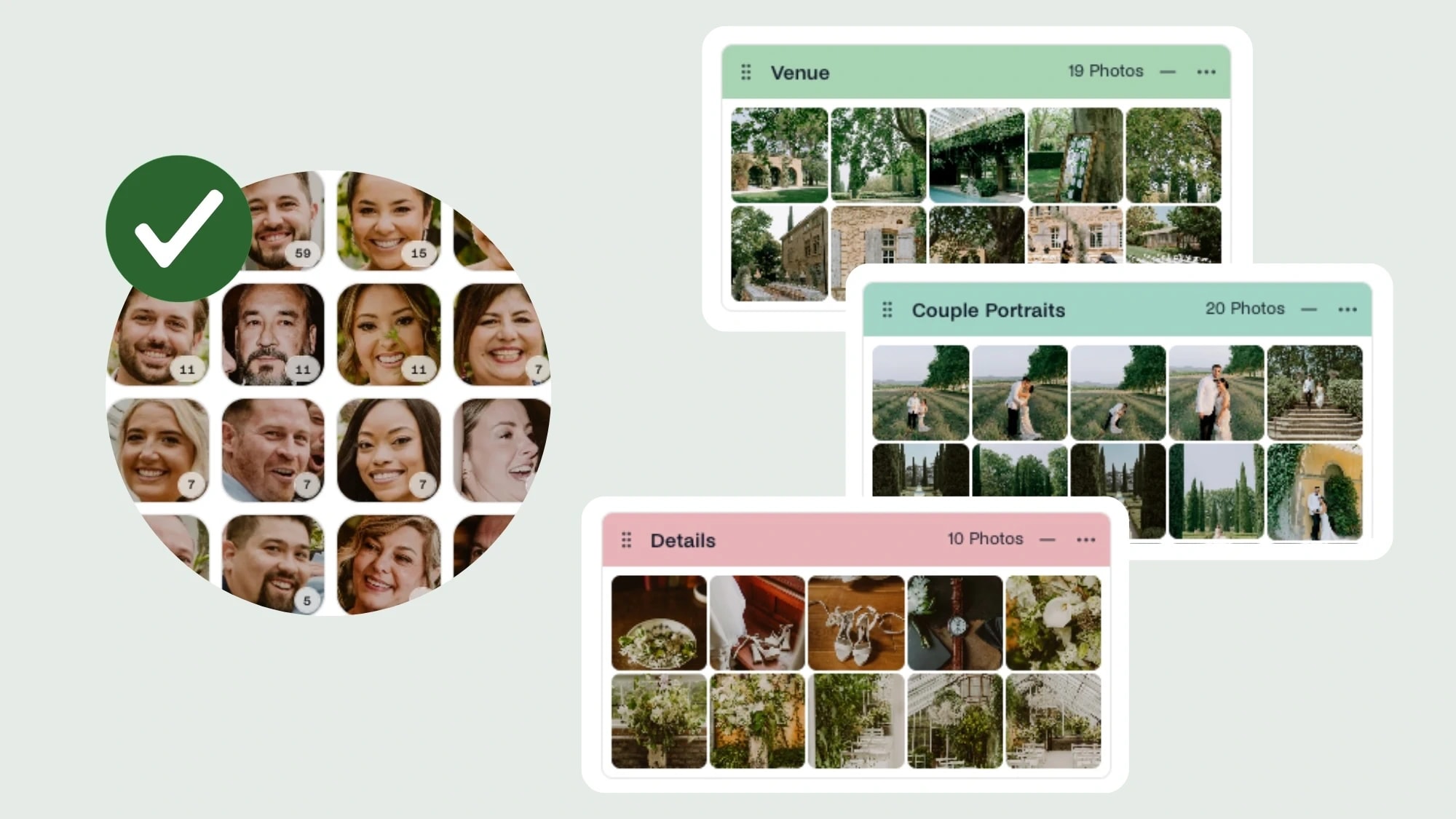 Spreadu scenes and people filtering view